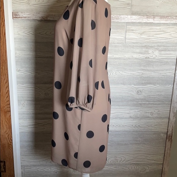 Amanda Uprichard polka dot Walsh dress small brown - Picture 8 of 15